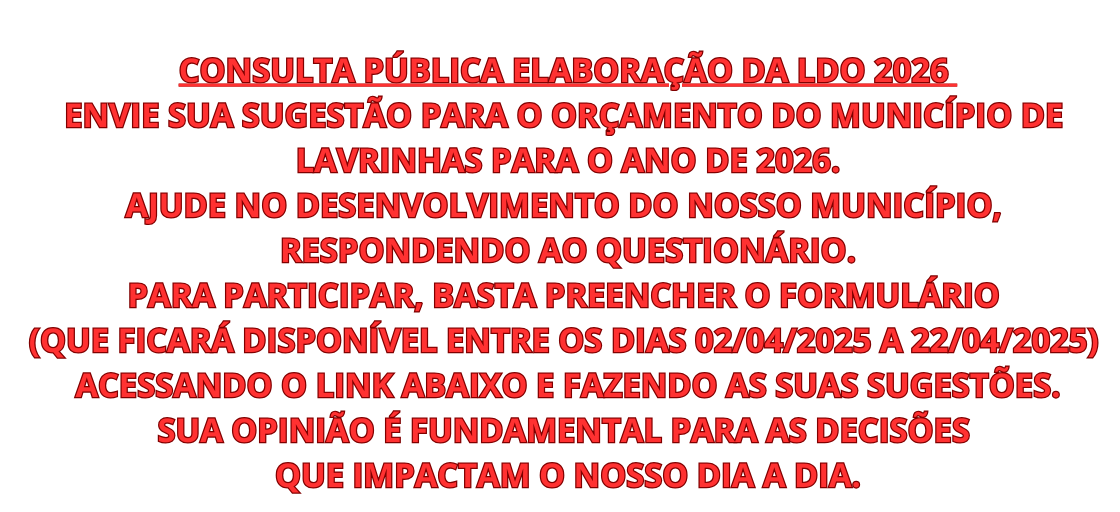 CONSULTA PÚBLICA ELABORAÇÃO DA LDO 2026.png